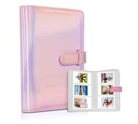 Riosin Mini album con 108 tasche, compatibile con pellicola Fujifilm Instax Mini, adatto per Instax Mini 12/11/7+/9/Evo/40/99/Liplay, album fotografico da 5 x 7,6 cm, per foto Canon Ivy 2 Kpop (rosa