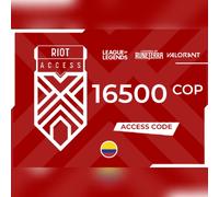 Riot Access Code 16500 COP Key - COLOMBIA