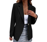 riou Blazer Donna Elegante Cerimonia Curvy Blazer Donna Elegante Giacca Donna Elegante a Fantasia Cerimonia Corto Blazer Cardigan Carriera Tailleur Blazer Donna Corto Fantasia
