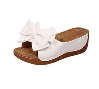 riou Ciabatte Plantare Estraibile Ortopedici Donna Estive Eleganti Sandali con Strappo Leggere Comodi Anziani Sandalo Bohemia Sandalo Tacco Basse Estive Eleganti Scarpe Infradito Per Plantari