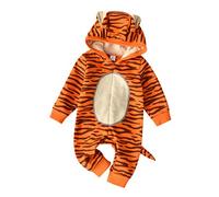 riou Completo di Halloween Tutina Pagliacetto Bambino Unisex Costume Tigre Neonato Cartoni Animati Bimbo Tutina Tutine Bambina Invernali Body Vestito Festa Neonato Vestito da Carnevale Bambini
