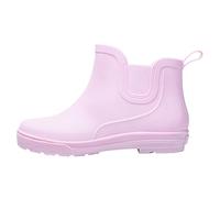 riou Donna Stivaletti Pioggia Impermeabili Chelsea Boots,Stivali da Pioggia Antiscivolo e Scarpe Lavoro Scarpe da Pioggia Morbidi Giardino Bassi Stivale Impermeabili Leggeri Scarpe Da Giardiniere
