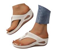 riou Infradito Donna Ortopediche Estive Comode Zeppa Comodi Morbide Supporto Arco Plantare Flip Flop Doccia Spiaggia Piscina Aperte Leggere Eleganti Ciabatte Antiscivolo Gomma Suole