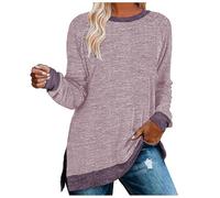 riou Offerte Lampo Maglietta a Maniche Corte con Scollo Rotondo Donna Basic Shirt in Cotone vestibilità Sport Estivo Top Casual Curvy T Shirt Donna Girocollo con vestibilità Classica Basic Tee