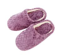 riou Pantofole da Uomo Donna in Memory Foam Leggere Morbide Ciabatte Autunno e Inverno Calde Comode Peluche Accogliente Ciabatte Pelosa con Suola di Esterna Silenziose e Antiscivolo