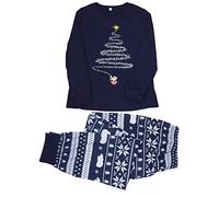 riou Pigiami Natalizi per Tutta La Famiglia Pigiami Albero di Natale Famiglia Donna Invernali Pigiami Natale Famiglia Pigiami Abbinati Coppia Fidanzati Famiglia Natalizio Set Pigiama Natale di Regalo