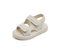 riou Sandali Mare Bambini Scarpe Primavera Punta Aperta Eleganti Flessibili e Traspiranti Calzature Sandali Bassi Boho per Bambina Adatto per l'uso Quotidiano e per il Campus Taglia 21-36