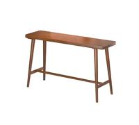 RiouPsithuric Table de Bar étroite en Bois massif, rectangulaire, Bord Vivant, Table de Salle à Manger Simple et Longue pour Cuisine et comptoir (78,7 x 15,8 x 41,3 pouces) - Tabourets Non inclu