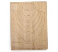 Riouwal Tavole di perline per la creazione di gioielli, vassoio per perline da 38 x 28 cm con guida alle misurazioni, pannello per organizzare e progettare bracciali, collane, progetti artigianali