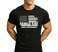 RIP Charlie Kirk Freedom Bandiera Uomo