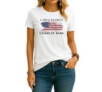 RIP Charlie Kirk Freedom - Maglietta da donna