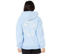 Rip Curl 2025 Donna Felpa con Cappuccio Shore Break Heritage 0AKWFL - Light Blue