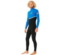 RIP CURL 2025 Uomo E-Bomb 3/2mm Zip Free Muta WSMYRE - Black/Blue