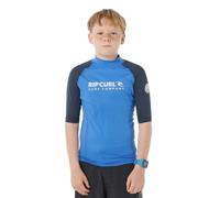 Rip Curl 2026 Bambino Maglia A Maniche Corte in Shock UPF 12UBRV - Blue Gum