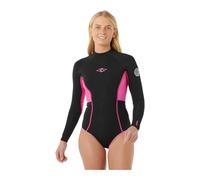 Rip Curl 2026 Donna Steph Gilmore G-Bomb 1.5mm Manica Lunga Back Zip Muta Primaverile 14CWSP - Black/Pink