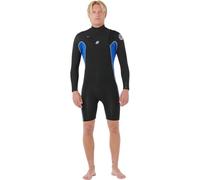 Rip Curl 2026 Uomo Dawn Patrol 2mm Chest Zip Manica Lunga Shorty Muta 11QMSP - Electric Cobalt