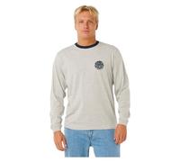 Rip Curl 2026 Uomo Muta Icon Maglia A Maniche Lunghe 104MTE - Grey Marle