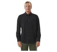 Rip Curl Camicia da uomo Classic Surf Washed L/S Shirt, Nero , XL
