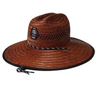 Rip Curl Cappello da Sole in Paglia con Logo, Marrone, L