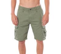 RIP Curl Classic Surf Trail Cargo Shorts in Mid Green, Verde Medio, 33W