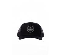 RIP CURL Curve Peak, Structured Trucker Hat, Mesh Snapback Baseball cap for Men, Adjustable Cappello, Nero Exc, Taglia Unica Uomo