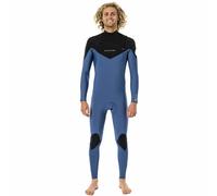 Rip Curl Dawn Patrol 3/2 GB Chest Zip Uomo Neoprene Steamer Neoprenanzug Blu