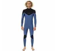 Rip Curl Dawn Patrol 3/2 GB Petto Cerniera Herren-Neoprener Steamer Muta Blu