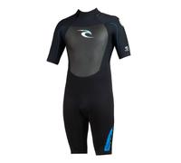 Rip Curl Dawn Patrol Short Sleeve Spring Suit, Unisex, Black/Blue/White