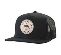 RIP CURL Destinations - Cappello da Camionista, con Retro in Rete, da Uomo, Regolabile, Nero e Marrone., Taglia Unica