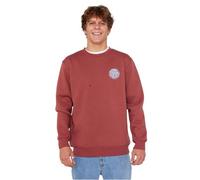 RIP CURL Felpa da uomo a girocollo con icona muta - Apple Butter - L