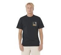 RIP CURL Maglietta da uomo a maniche corte con stampa della costa di Ty Williams di Aots Ty Williams, colore nero, Nero , M
