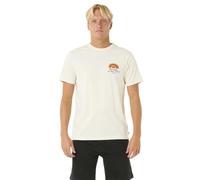 RIP CURL Maglietta da uomo Keep On Trucking Top Bone, Osso, L