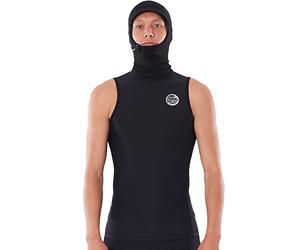 RIP CURL Mens Flashbomb E6 0. 5mm Canotta con Cappuccio - Nero - Elasticizzato - Composizione: Neoprene (E6) - Spessore: 0,5 5mm