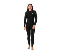 RIP CURL Womens Dawn Patrol Eco 4/3mm Back Zip Wetsuit 14YWFS - Black Womens Size - US 8