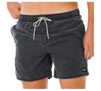 Rip Curl Offset Washed Volley Swimming Shorts Nero,Grigio XL Uomo