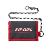 RIP CURL Portafoglio Chain Surf Poliestere Nero/Rosso Uomo
