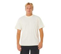 Rip Curl Search Embroidery Short Sleeve T-shirt Beige S Uomo