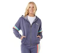 Rip Curl Surf Revival Zip-up Hooded Fleece Sweatshirt Felpa con Cappuccio, Blu 253, S Donna
