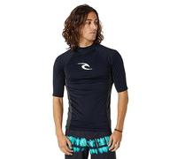 RIP CURL - T-Shirt Anti-UV a Maniche Corte Waves UPF Perf per Uomo - Protezione UPF 50+ - Imprimé Elegante - Coutures Flatlock durabili - Confortevole