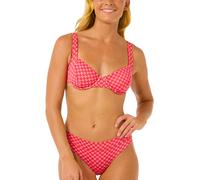Rip Curl - Top da bagno per donna - Shell Cove D-DD Balconette W Red per Donne - Taglia S - rosso rosso S