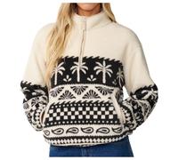 Rip Curl - Women's Bossa Nova 1/4 Zip Polarfleece - Pullover in pile XS beige