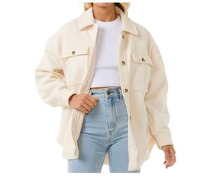 Rip Curl - Women's High Tide Fleece Shacket - Giacca in pile XL beige