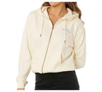 Rip Curl - Women's Lay Day Relaxed Zip Through - Felpa M bianco/beige