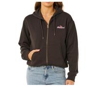 Rip Curl - Women's Lay Day Relaxed Zip Through - Felpa S nero