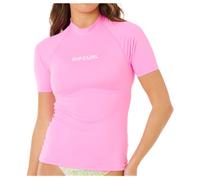 Rip Curl - Women's Molokai S/S Solid UPF Rashguard - Lycra L fuchsia
