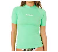Rip Curl - Women's Molokai S/S Solid UPF Rashguard - Lycra M verde