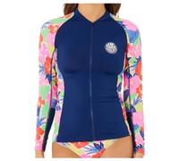 Rip Curl - Women's Party Wave UPF Zip Thru L/S - Lycra M blu