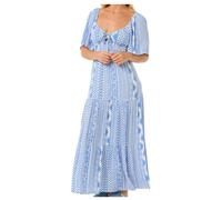 Rip Curl - Women's San Carlos S/S Maxi Dress - Abito XXL blu