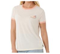 Rip Curl - Women's Swell Lines Ringer Tee - T-shirt L beige