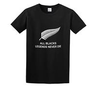 Rip Jonah Lomu all Never Die Rugby Legend New Zealand Unisex 100% Cotton Short-Sleeve T-Shirts Black XXL